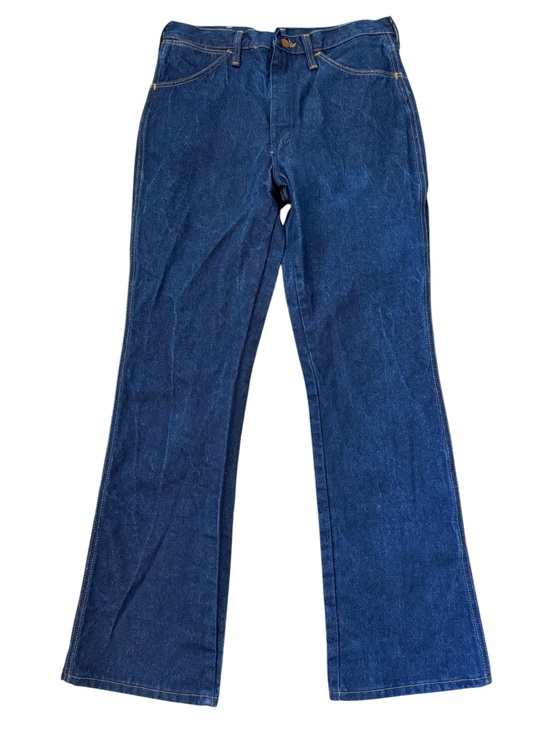 Wrangler Other - VTG 2002 Wrangler 945NAV Cowboy Cut Rigid Jeans 33x32 Fits 30x31 USA Dark Wash